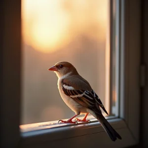 bird in the window 